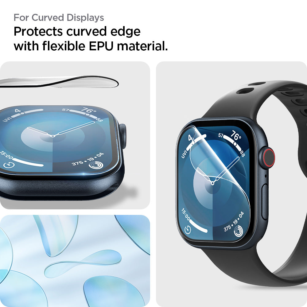 Ochranná fólie pro Apple Watch 46mm Spigen Eliteshield EZ Fit 2 ks - bonami.click