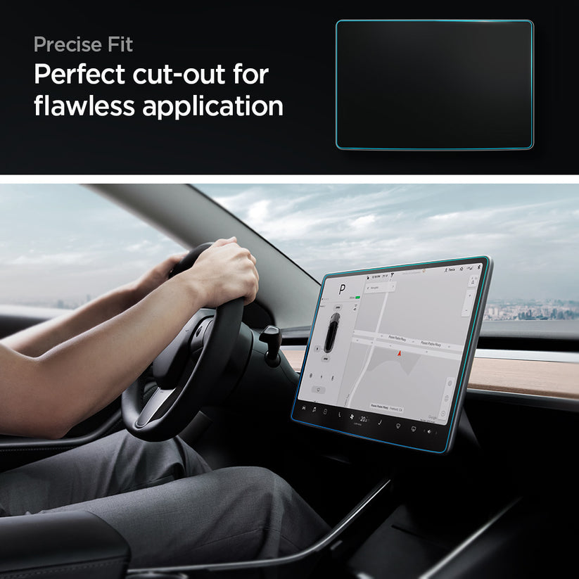 Ochranné sklo na displej Spigen Tesla EZ Fit Anti Glare Screen Protector - bonami.click