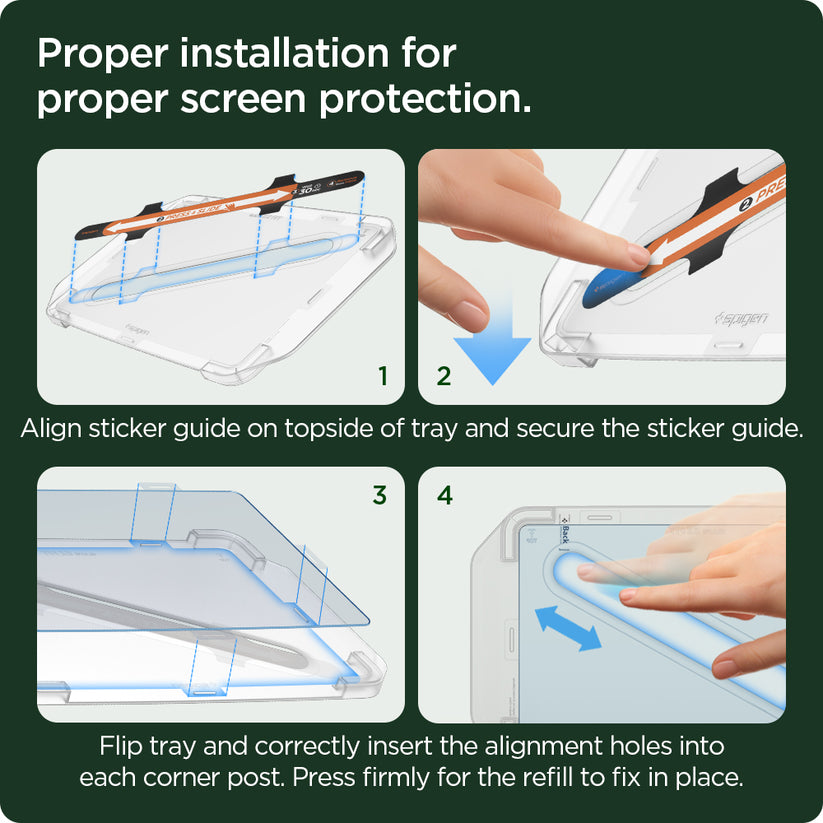 Doplňující ochranné sklo na displej Spigen Tesla EZ Fit Refill Anti Glare Screen Protector - bonami.click