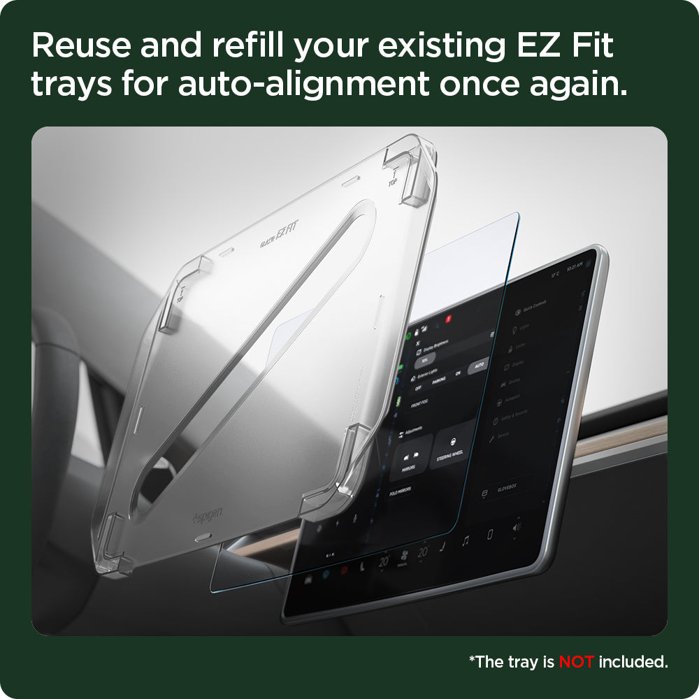 Doplňující ochranné sklo na displej Spigen Tesla EZ Fit Refill Anti Glare Screen Protector - bonami.click