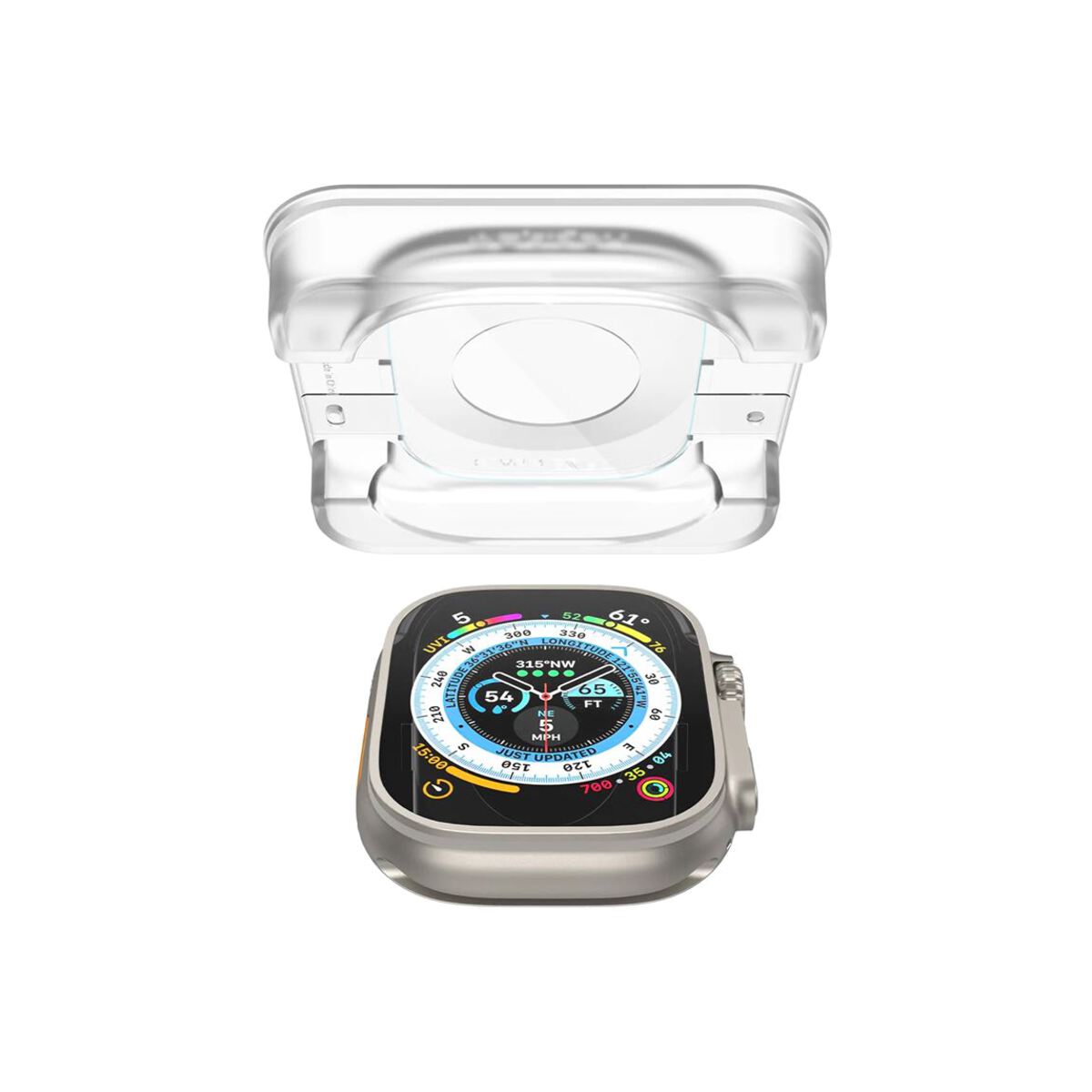 Ochranné sklo pro Apple Watch Ultra 49mm Spigen Glass EZ Fit 2 - bonami.click