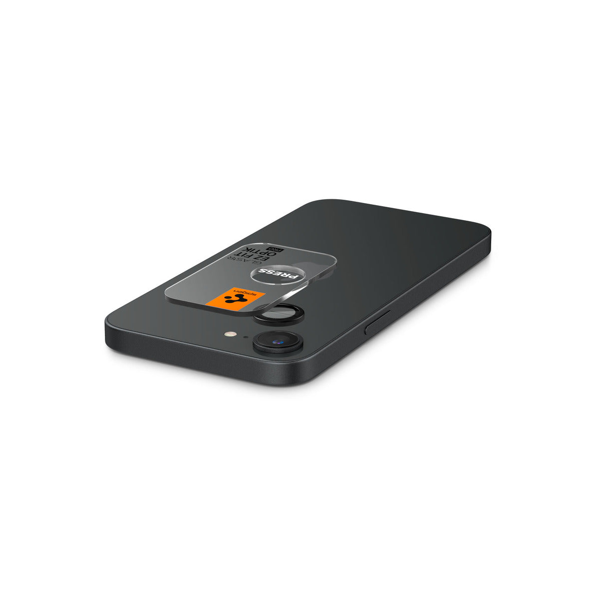 Ochranné sklo na čočku pro iPhone 16e Spigen Glass tR EZ Fit Optik Pro (2ks) - černé - bonami.click