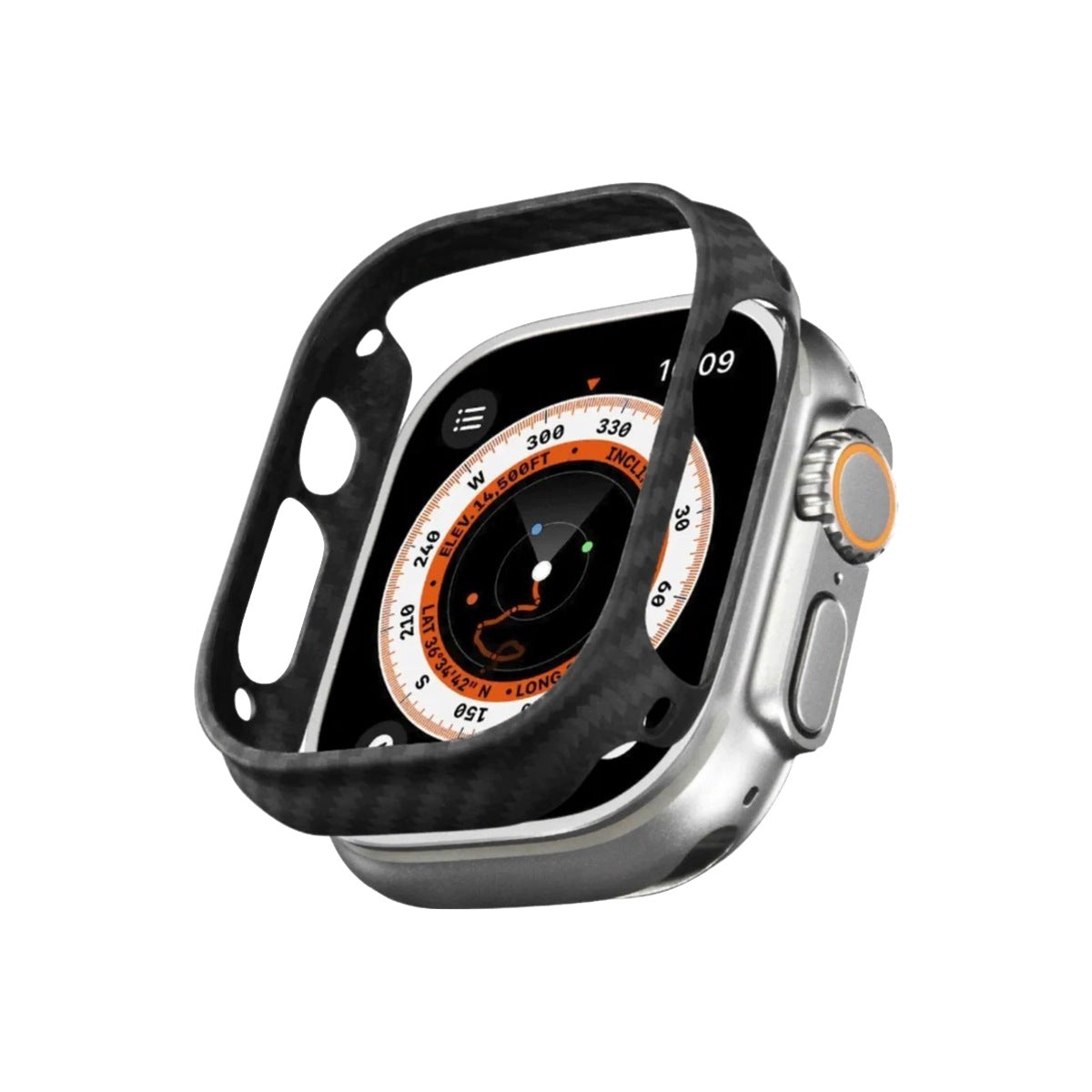 Ultra tenký kryt pro Apple Watch Ultra Pitaka Air - černý - bonami.click