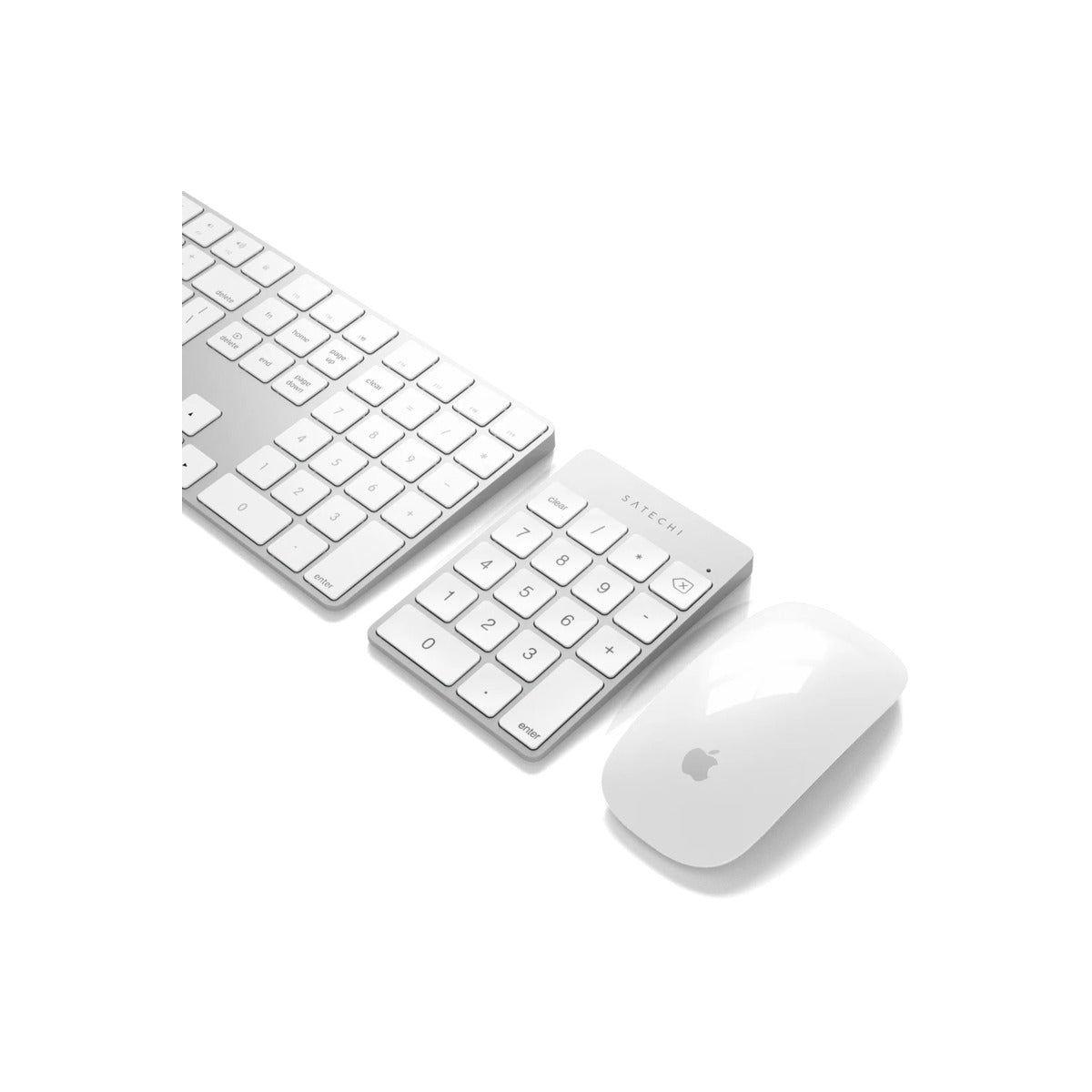 Bezdrátová číselná klávesnice Satechi Slim Aluminum - stříbrná