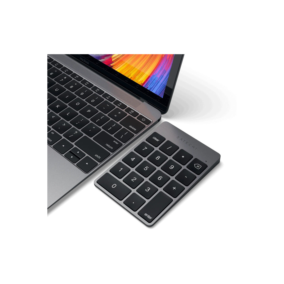 Bezdrátová číselná klávesnice Satechi Slim Aluminum - vesmírně šedá