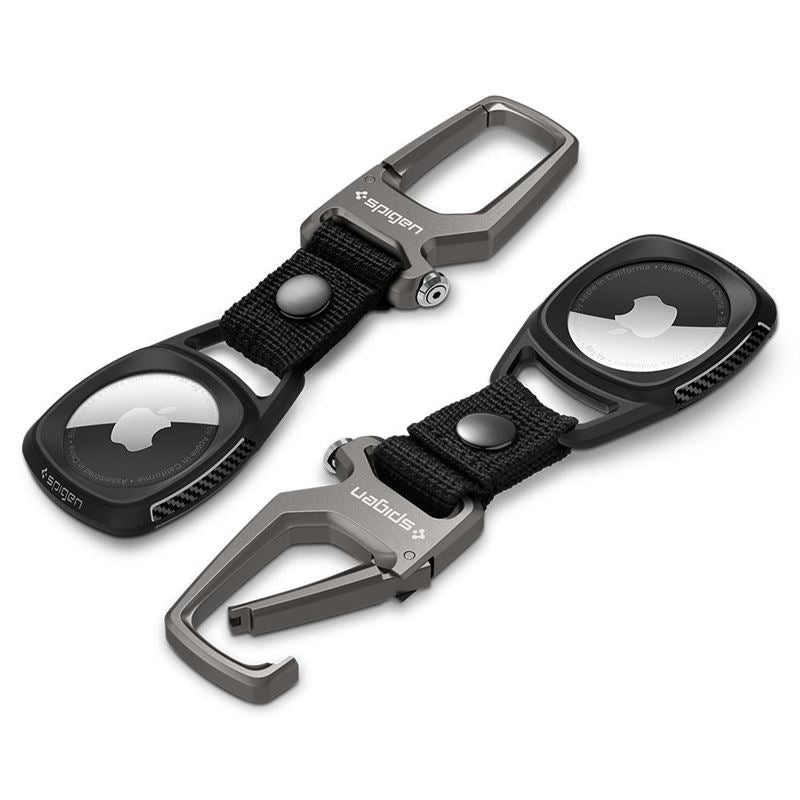 Pouzdro na AirTag Spigen Rugged Armor - černé - bonami.click