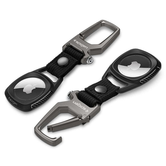 Pouzdro na AirTag Spigen Rugged Armor - černé - bonami.click