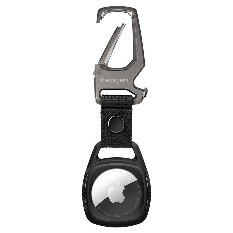 Pouzdro na AirTag Spigen Rugged Armor - černé - bonami.click