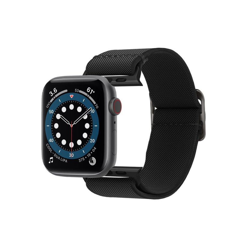 Řemínek pro Apple Watch 42/44/45/49mm Spigen Lite Fit - černý - bonami.click