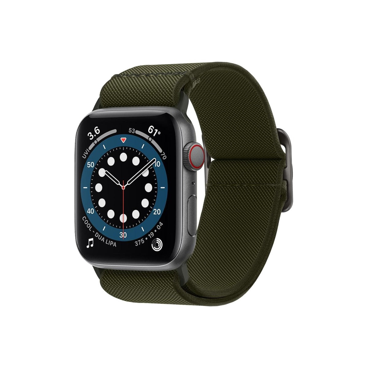Řemínek pro Apple Watch 42/44/45/49mm Spigen Lite Fit - khaki - bonami.click