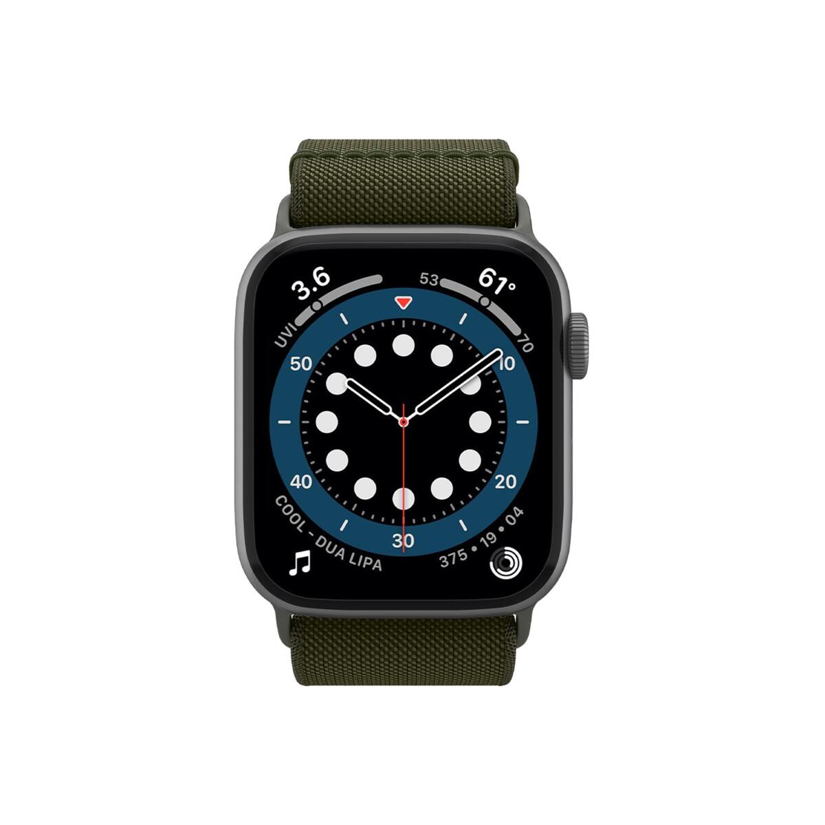Řemínek pro Apple Watch 42/44/45/49mm Spigen Lite Fit - khaki - bonami.click