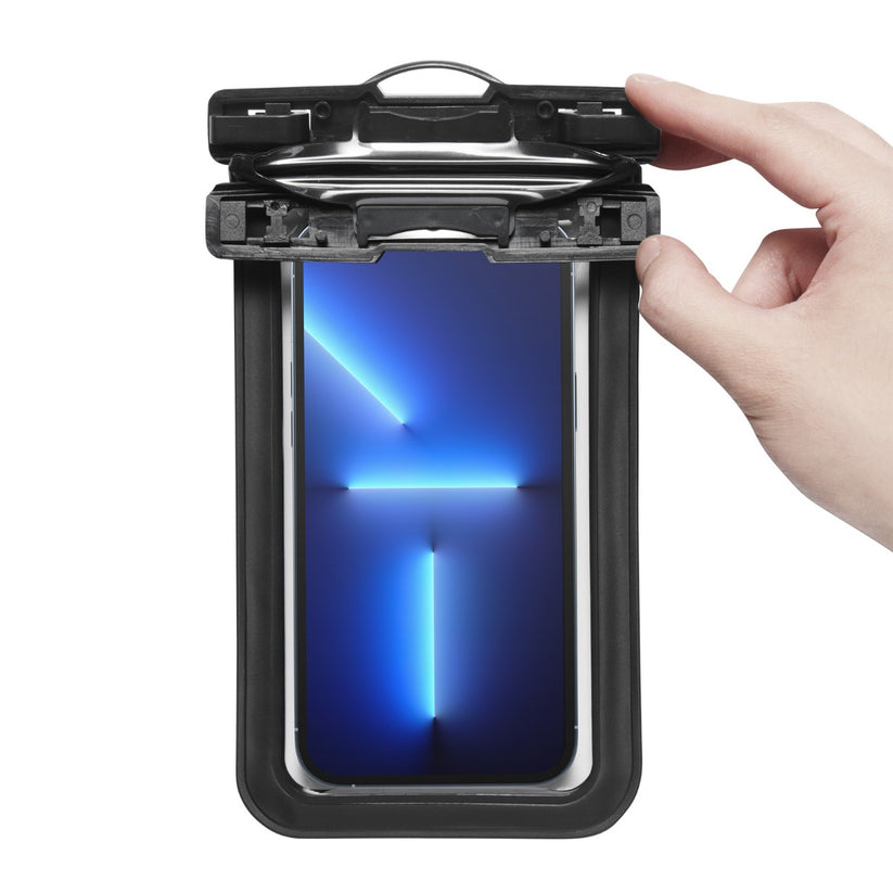 Vodotěsné univerzální pouzdro Spigen A601 - černé - bonami.click