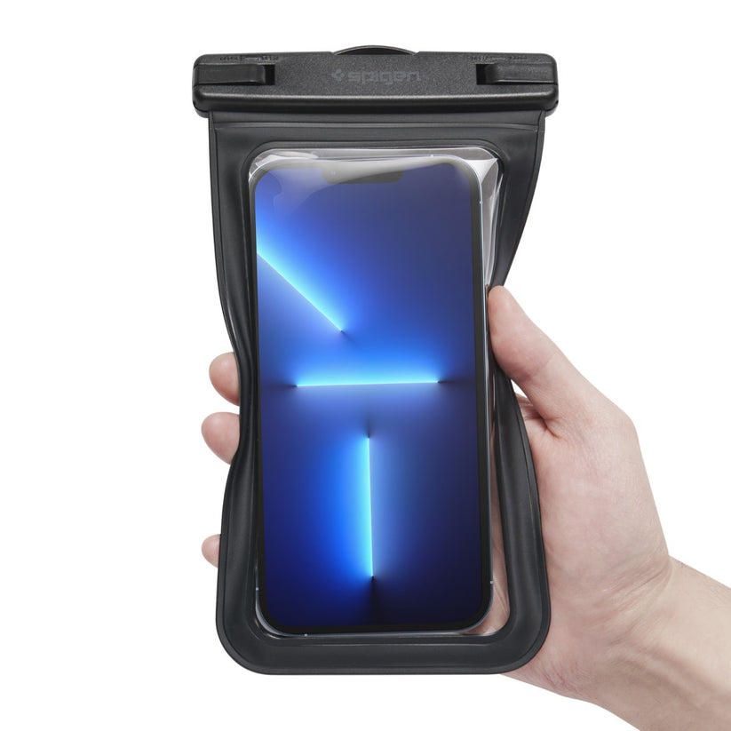 Vodotěsné univerzální pouzdro Spigen A601 - černé - bonami.click