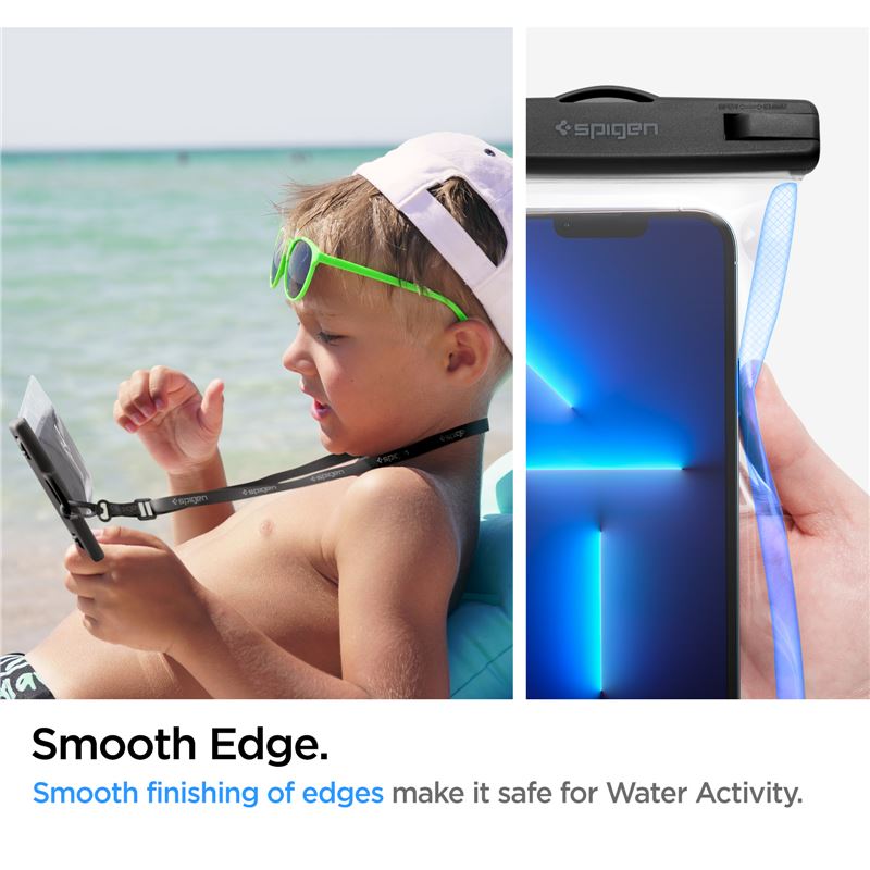 Vodotěsné univerzální pouzdro Spigen A601 - průhledné - bonami.click