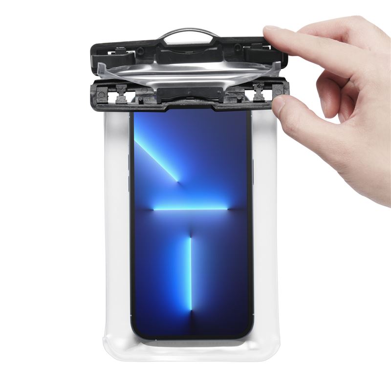 Vodotěsné univerzální pouzdro Spigen A601 - průhledné - bonami.click
