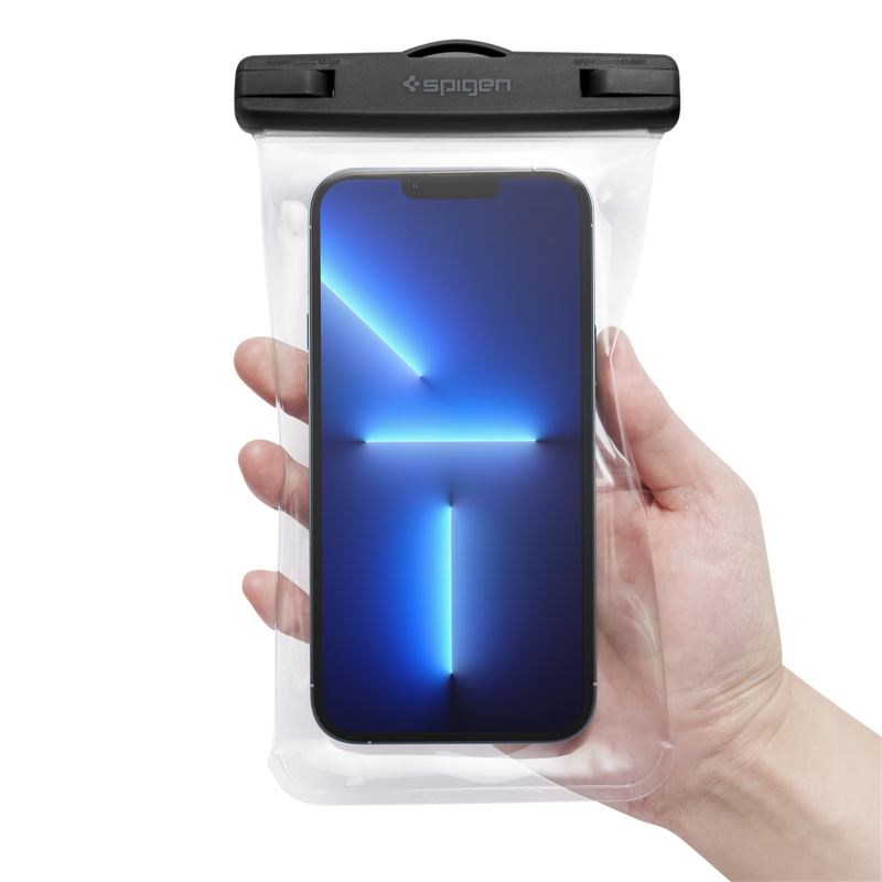 Vodotěsné univerzální pouzdro Spigen A601 - průhledné - bonami.click