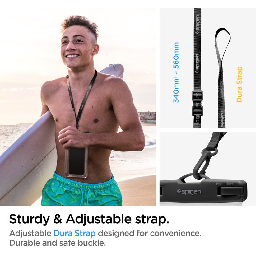 Vodotěsné plovoucí pouzdro Spigen Aqua Shield A610 - průhledné - bonami.click