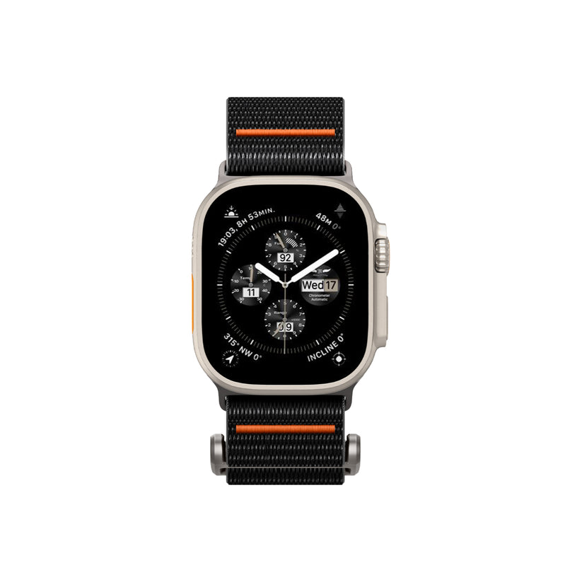 Řemínek pro Apple Watch 42/44/45/49 mm Spigen DuraPro Flex Ultra Band - černý - bonami.click