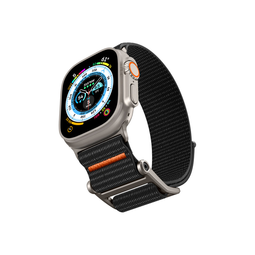 Řemínek pro Apple Watch 42/44/45/49 mm Spigen DuraPro Flex Ultra Band - černý - bonami.click