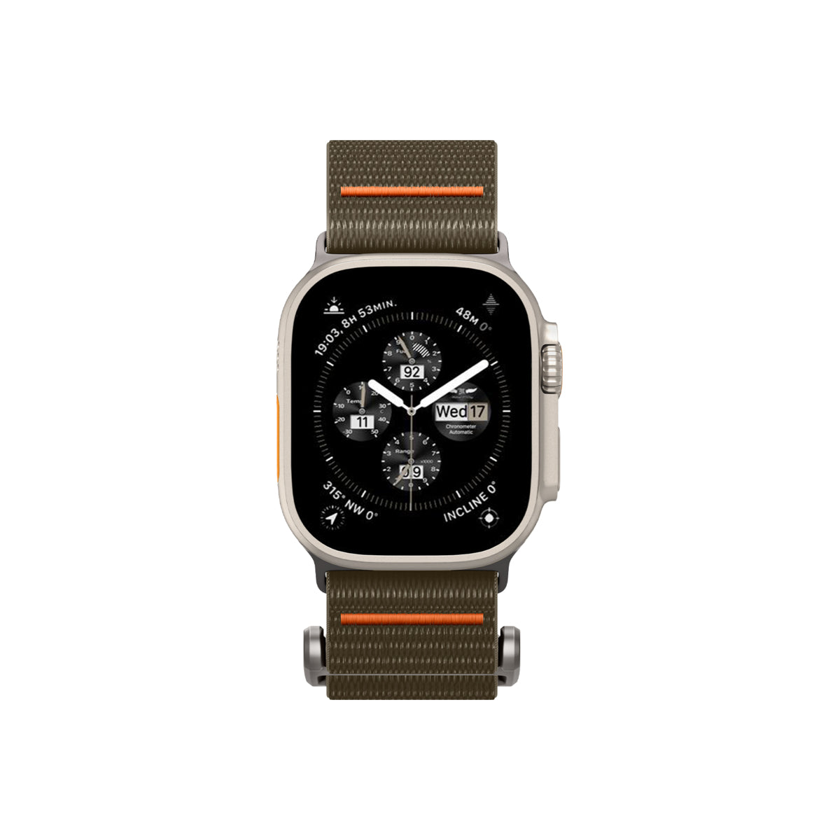 Řemínek pro Apple Watch 42/44/45/49 mm Spigen DuraPro Flex Ultra Band - zelený - bonami.click