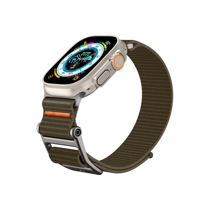 Řemínek pro Apple Watch 42/44/45/49 mm Spigen DuraPro Flex Ultra Band - zelený - bonami.click