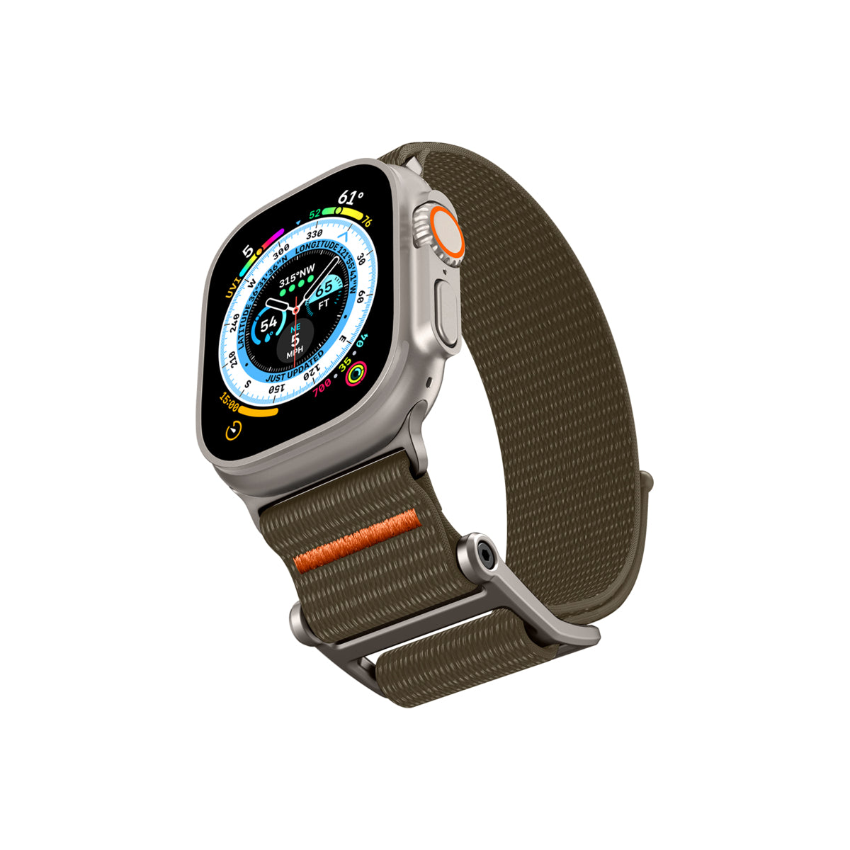 Řemínek pro Apple Watch 42/44/45/49 mm Spigen DuraPro Flex Ultra Band - zelený - bonami.click
