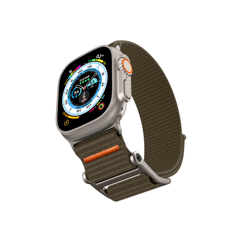 Řemínek pro Apple Watch 42/44/45/49 mm Spigen DuraPro Flex Ultra Band - zelený - bonami.click