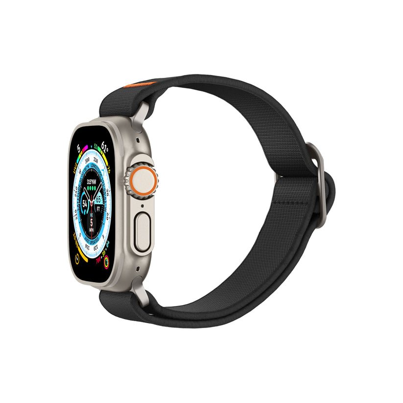Řemínek pro Apple Watch 42/44/45/49mm Spigen Lite Fit Ultra - černý - bonami.click