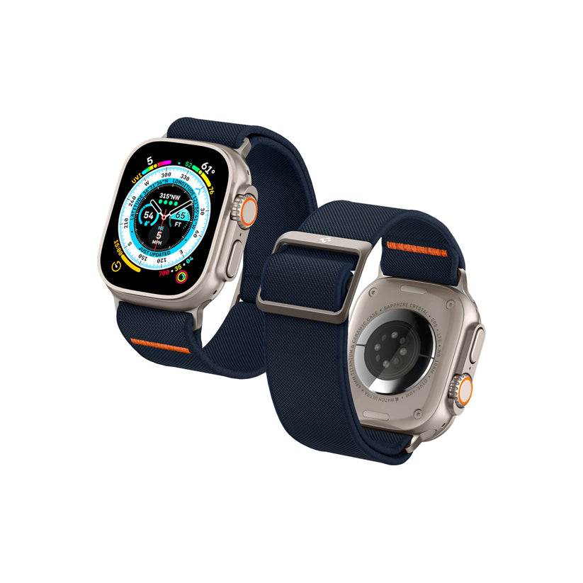 Řemínek pro Apple Watch 42/44/45/49mm Spigen Lite Fit Ultra - modrý - bonami.click