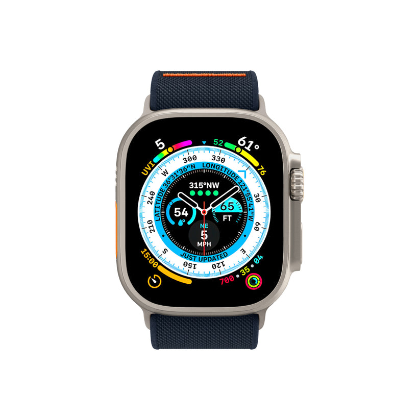 Řemínek pro Apple Watch 42/44/45/49mm Spigen Lite Fit Ultra - modrý - bonami.click
