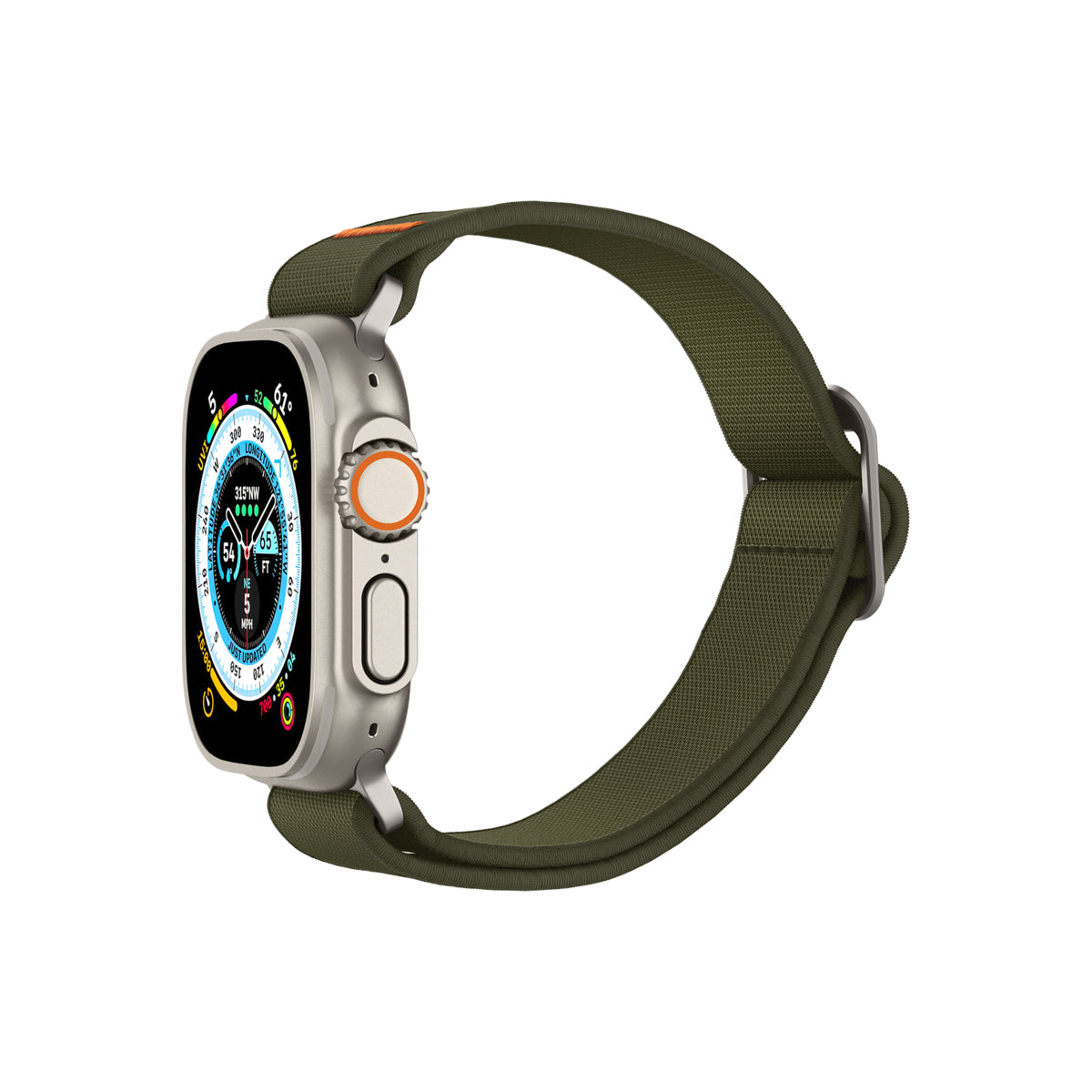 Řemínek pro Apple Watch 42/44/45/49mm Spigen Lite Fit Ultra - khaki - bonami.click