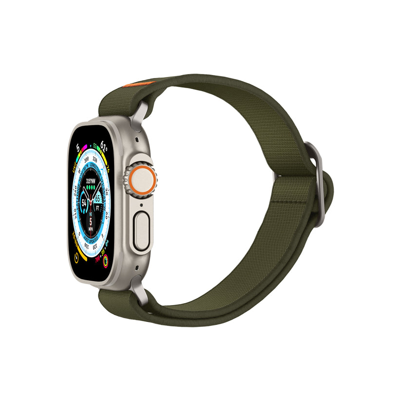 Řemínek pro Apple Watch 42/44/45/49mm Spigen Lite Fit Ultra - khaki - bonami.click