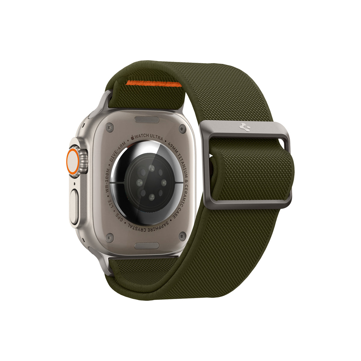 Řemínek pro Apple Watch 42/44/45/49mm Spigen Lite Fit Ultra - khaki - bonami.click