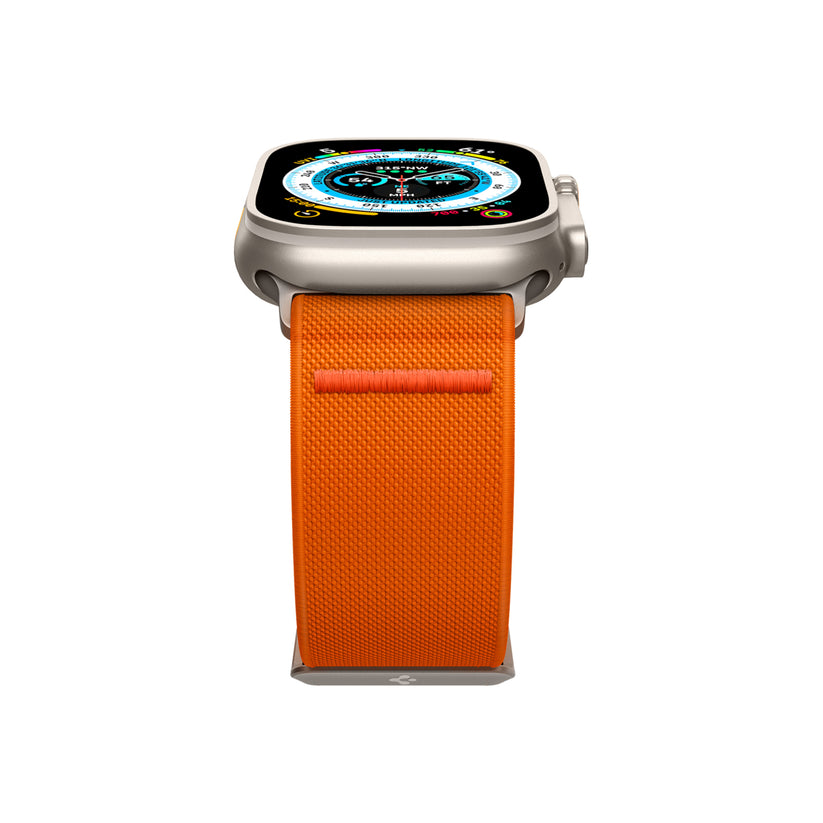 Řemínek pro Apple Watch 42/44/45/49mm Spigen Lite Fit Ultra - oranžový - bonami.click