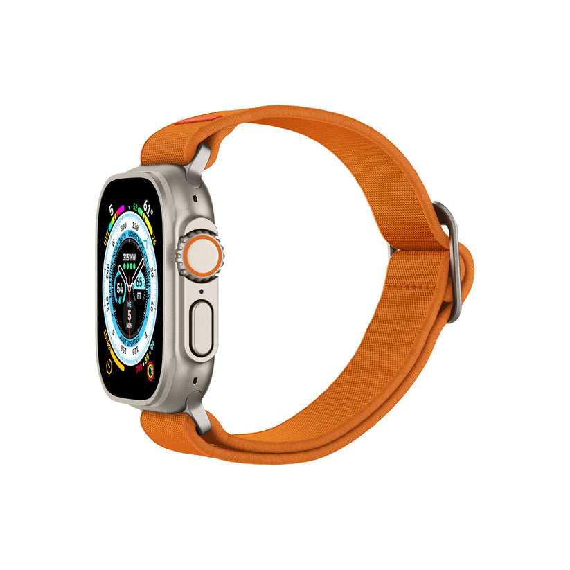 Řemínek pro Apple Watch 42/44/45/49mm Spigen Lite Fit Ultra - oranžový - bonami.click