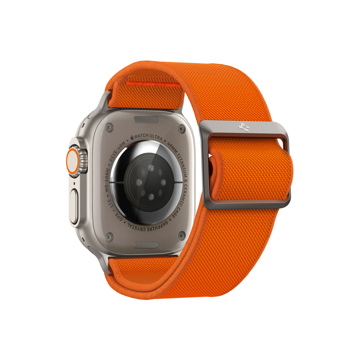 Řemínek pro Apple Watch 42/44/45/49mm Spigen Lite Fit Ultra - oranžový - bonami.click