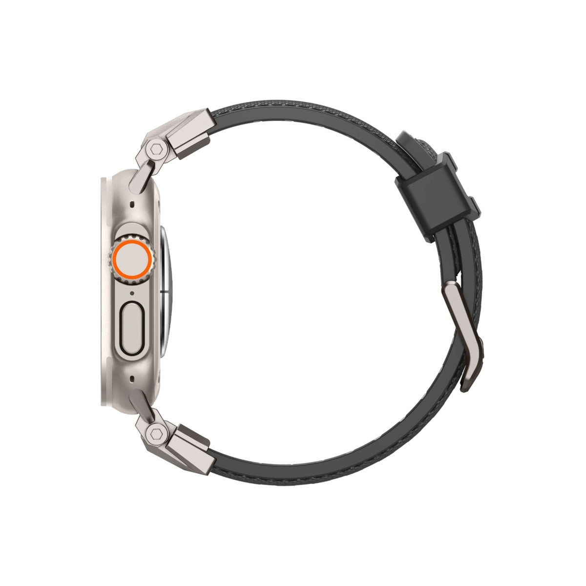 Řemínek pro Apple Watch 42/44/45/49 mm Spigen Dura Pro Armor Band - černý - bonami.click