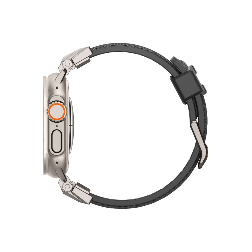 Řemínek pro Apple Watch 42/44/45/49 mm Spigen Dura Pro Armor Band - černý - bonami.click