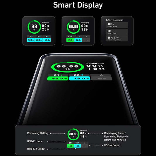 200W powerbanka Anker Prime 20 000 mAh - bonami.click