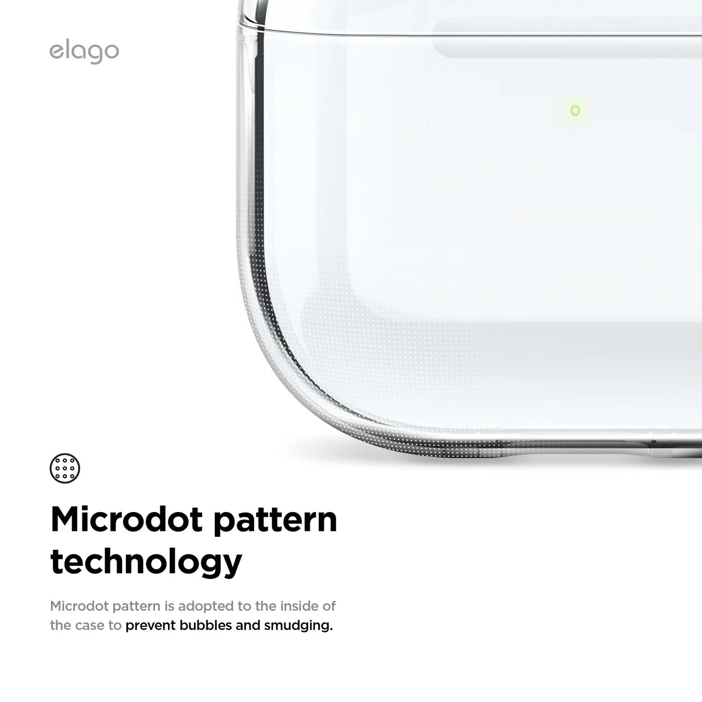 Závěsné pouzdro pro AirPods 4 Elago Hybrid Hang Case - průhledné - bonami.click