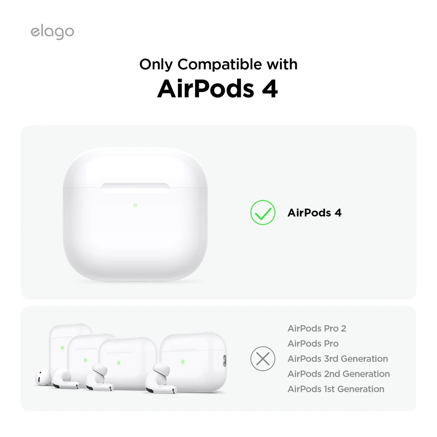 Závěsné pouzdro pro AirPods 4 Elago Hybrid Hang Case - průhledné - bonami.click