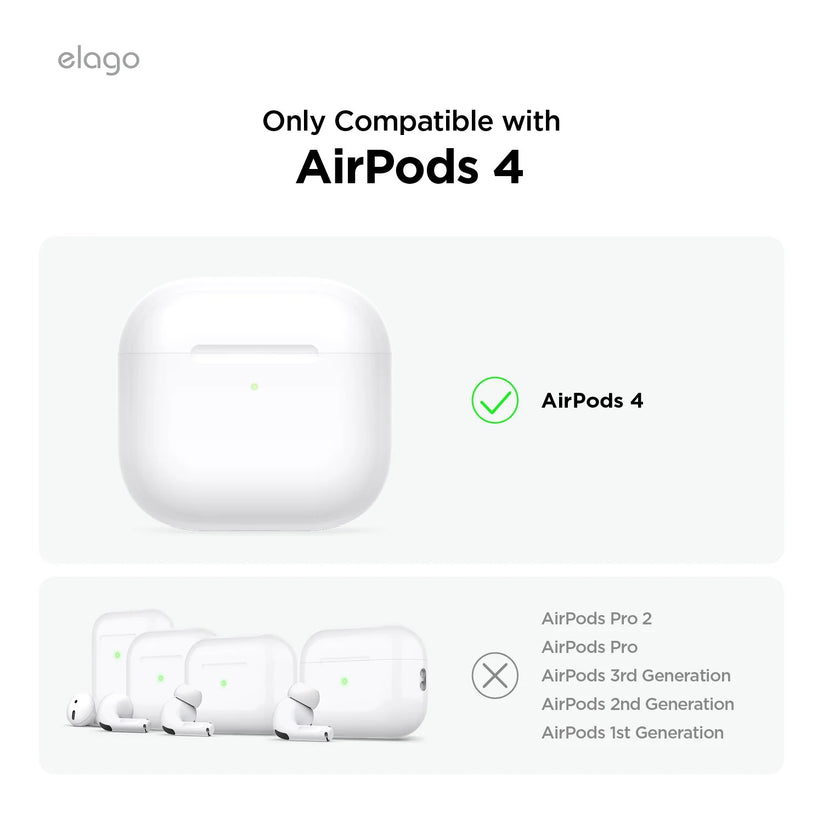 Závěsné pouzdro pro AirPods 4 Elago Hybrid Hang Case - průhledné - bonami.click