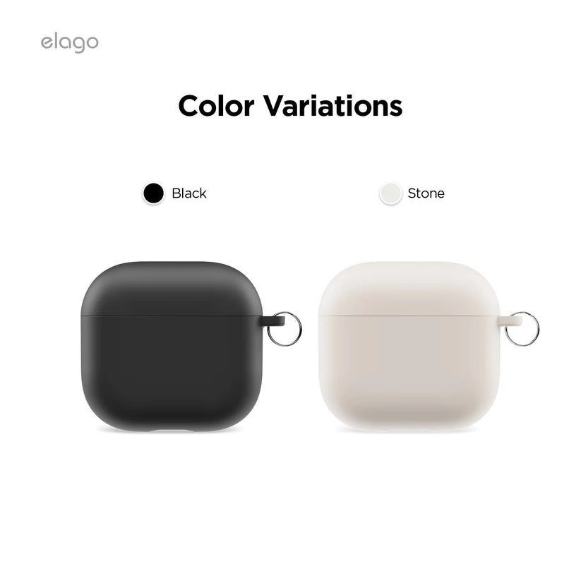 Závěsné pouzdro pro AirPods 4 Elago Hybrid Hang Case - šedé - bonami.click