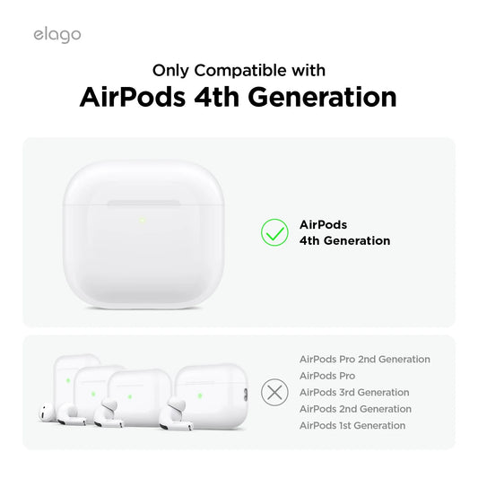 Závěsné pouzdro pro AirPods 4 Elago Hybrid Hang Case - šedé - bonami.click