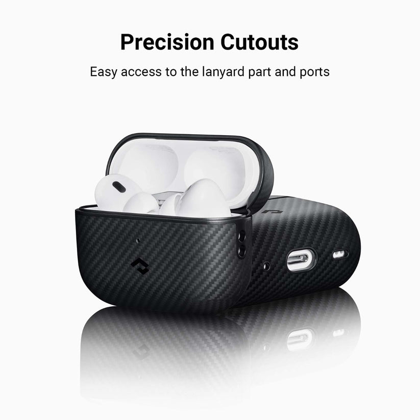 Kryt na AirPods Pro Pitaka MagEZ 2 - černý - bonami.click