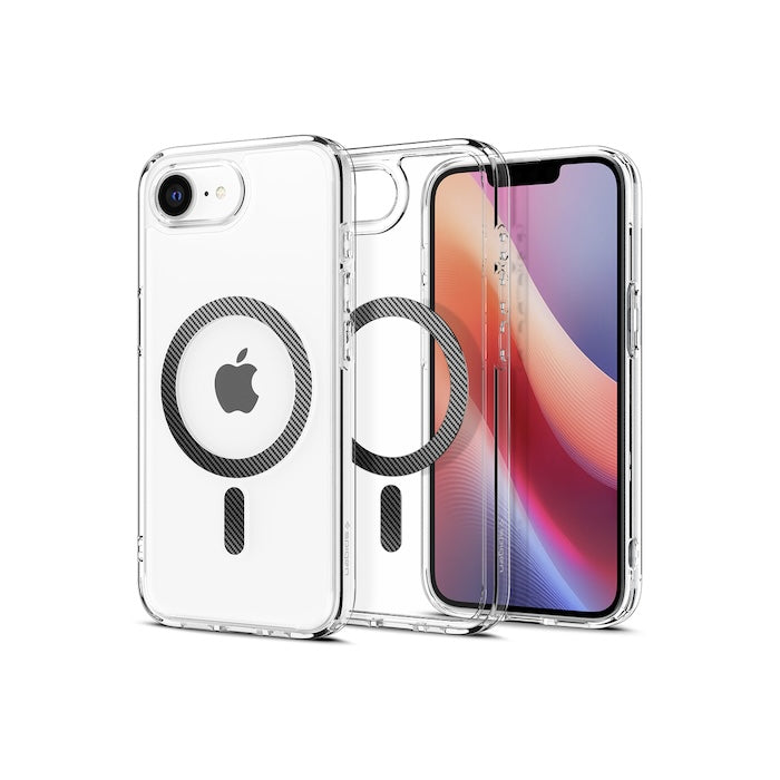 MagSafe kryt pro iPhone 16e Spigen Ultra Hybrid - průhledný karbon - bonami.click