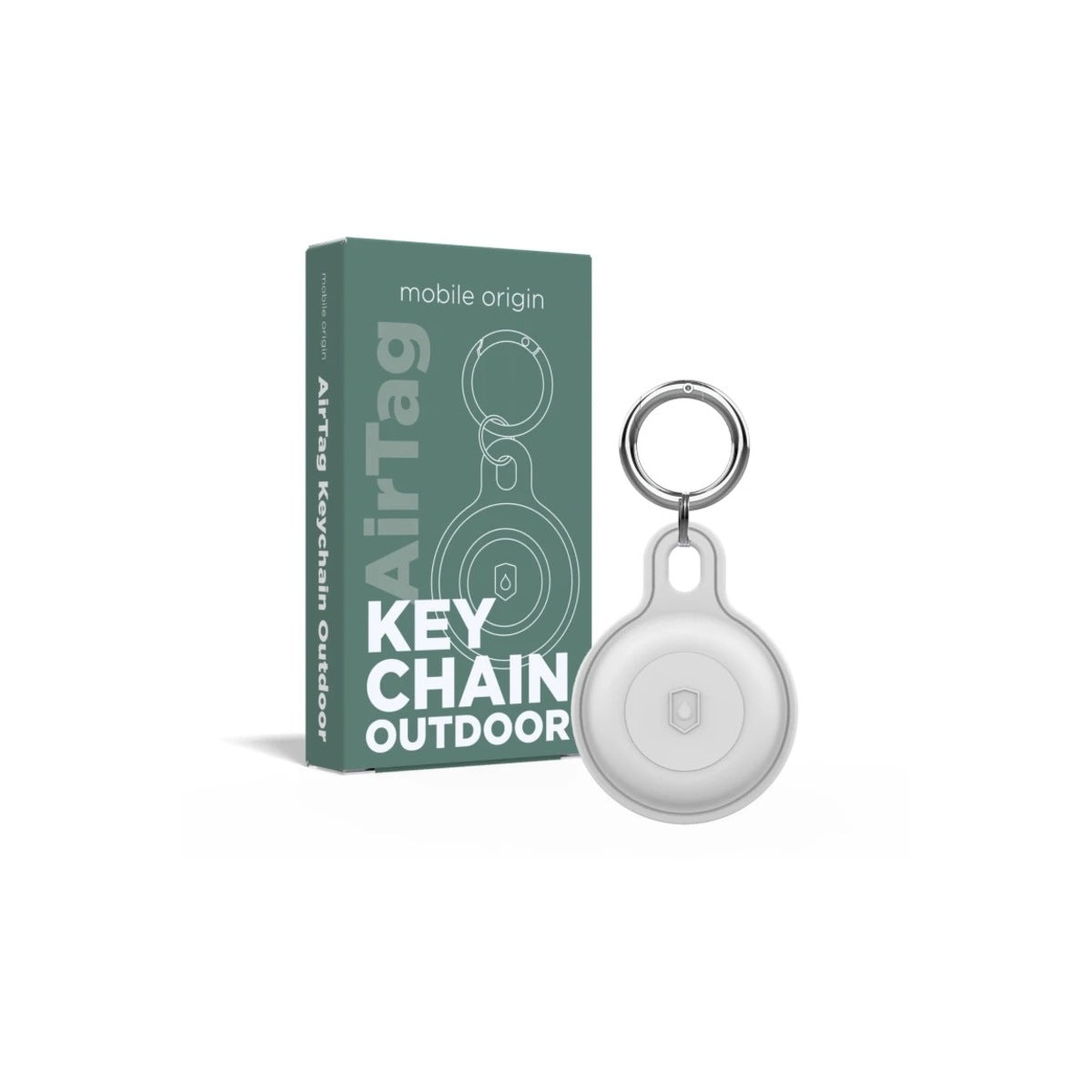 Přívěšek pro AirTag Mobile Origin Airtag Outdoor KeyChain - bílý - bonami.click