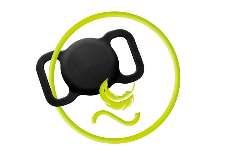 Obojek pro mazlíčky s držákem na AirTag Mobile Origin - černý - bonami.click