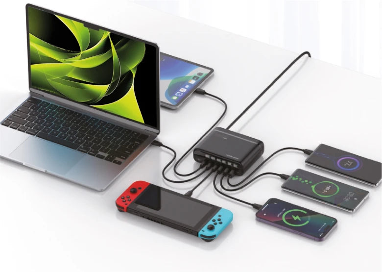 140W nabíječka Mobile Origin GaN Travel Charger – černá