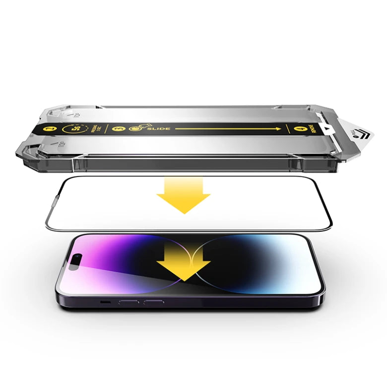 Ochranné sklo pro iPhone 14 Mobile Origin Screen Guard s aplikátorem - bonami.click